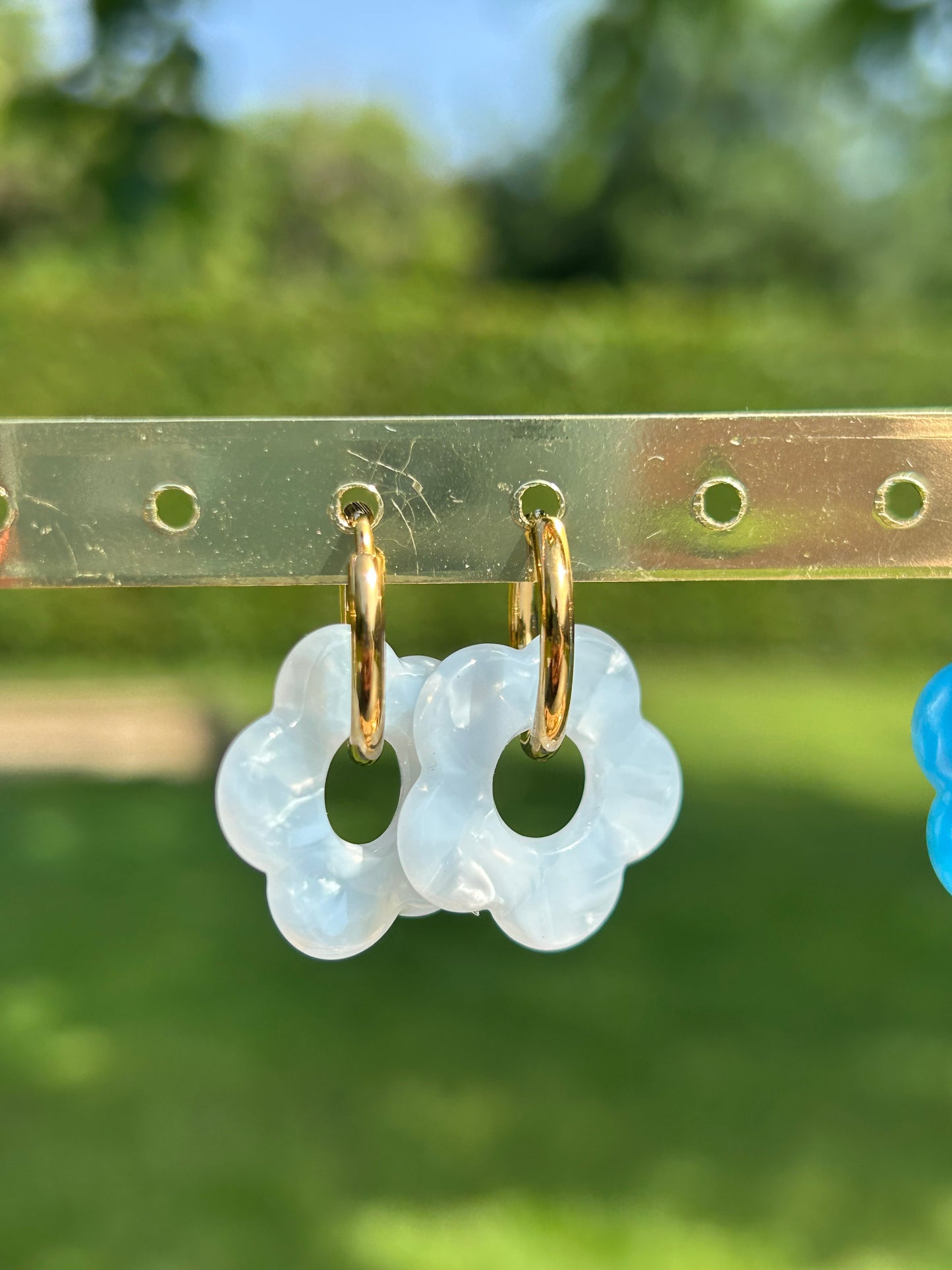 Boucles d’oreilles Fleur