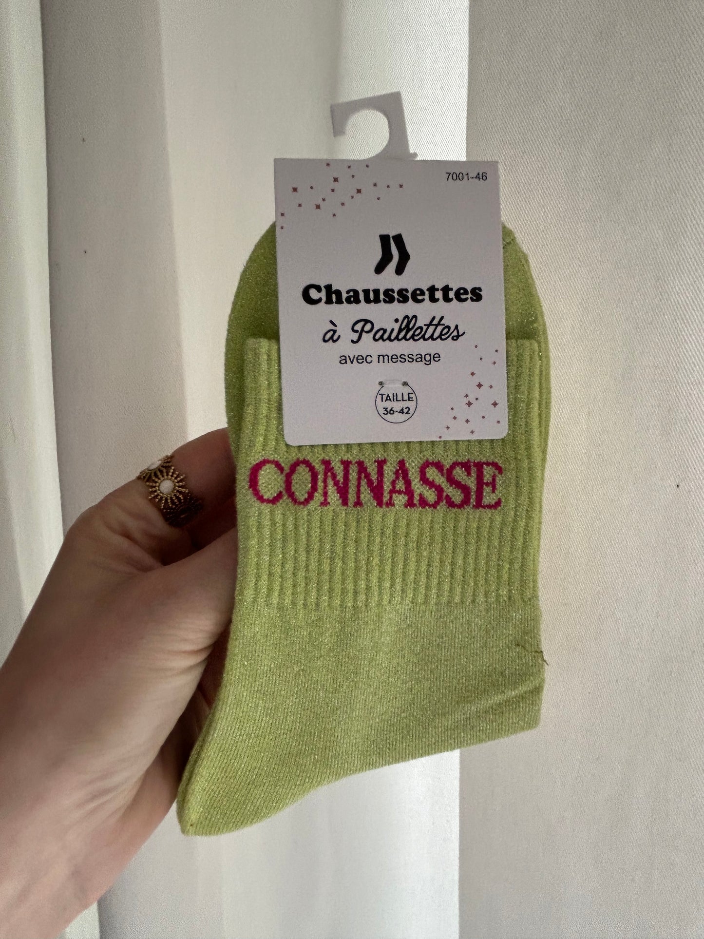 Chaussettes à paillettes CONNASSE