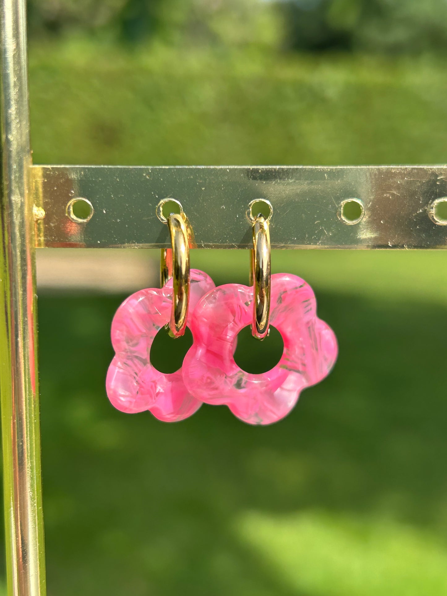 Boucles d’oreilles fleur