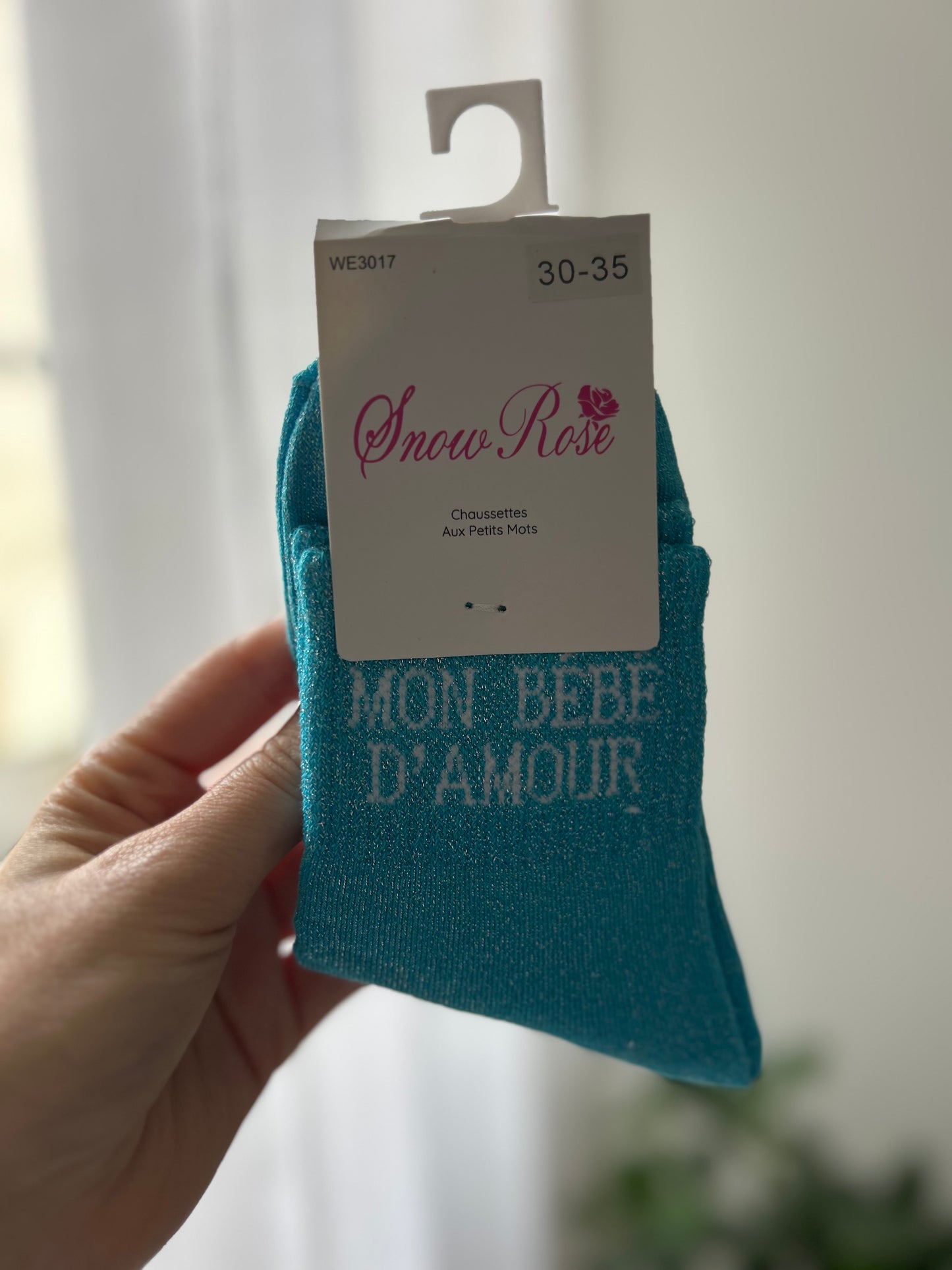 Chaussettes à paillettes MON BÉBÉ D’AMOUR