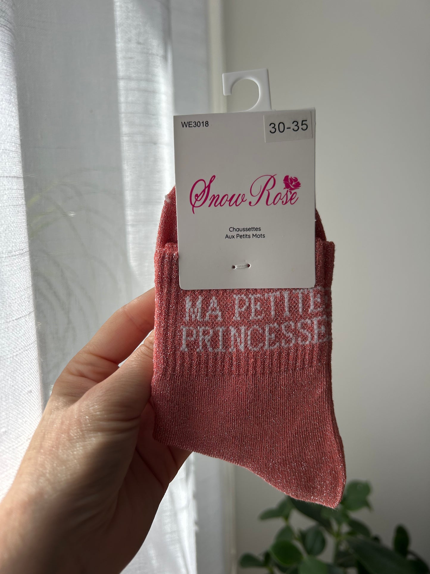 Chaussettes à paillettes MA PETITE PRINCESSE