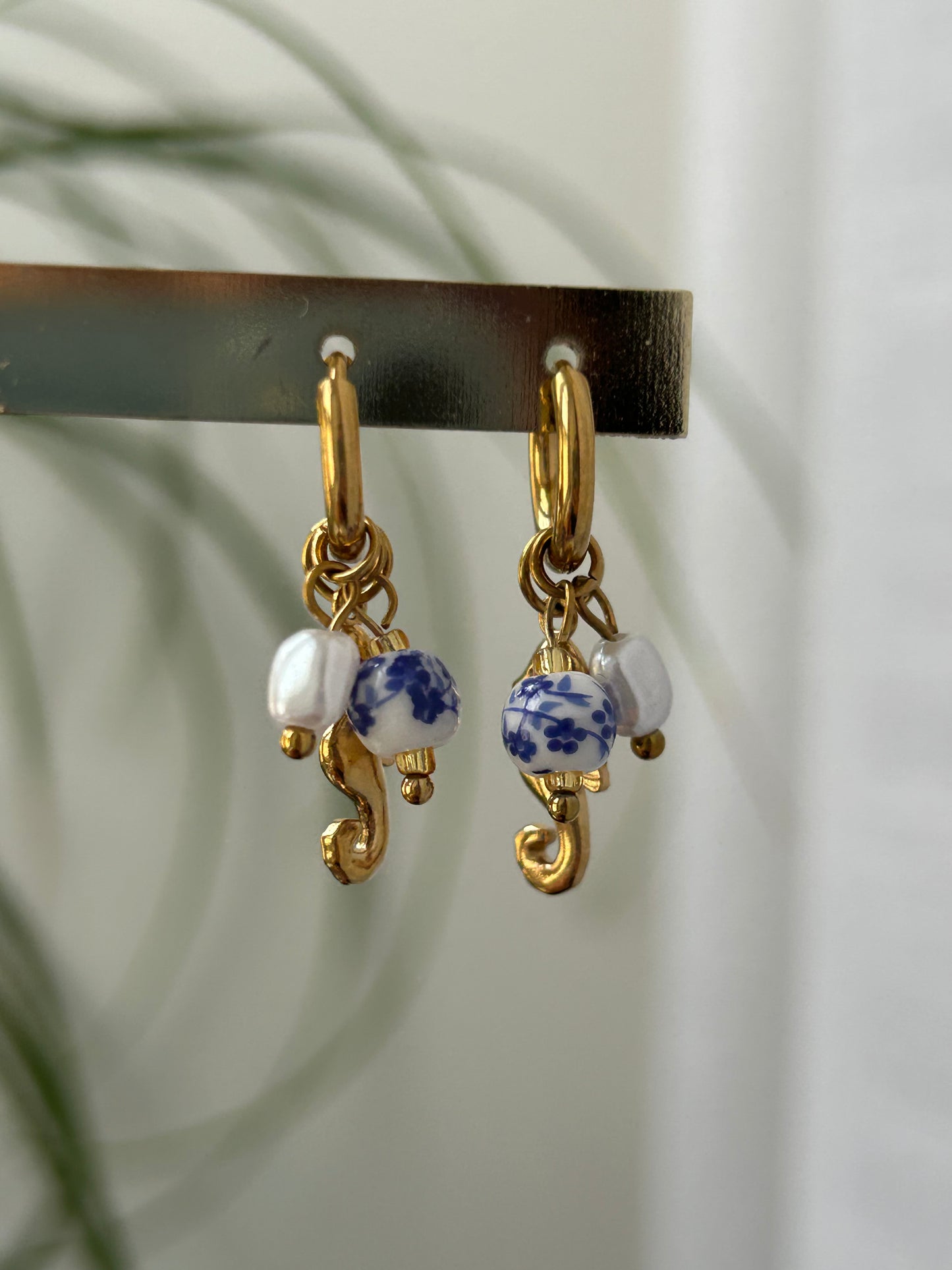 Boucles d’oreilles hippocampe