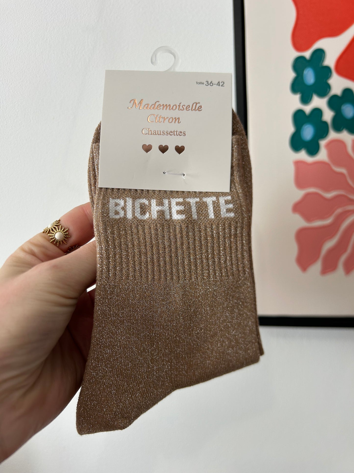 Chaussettes à paillettes BICHETTE