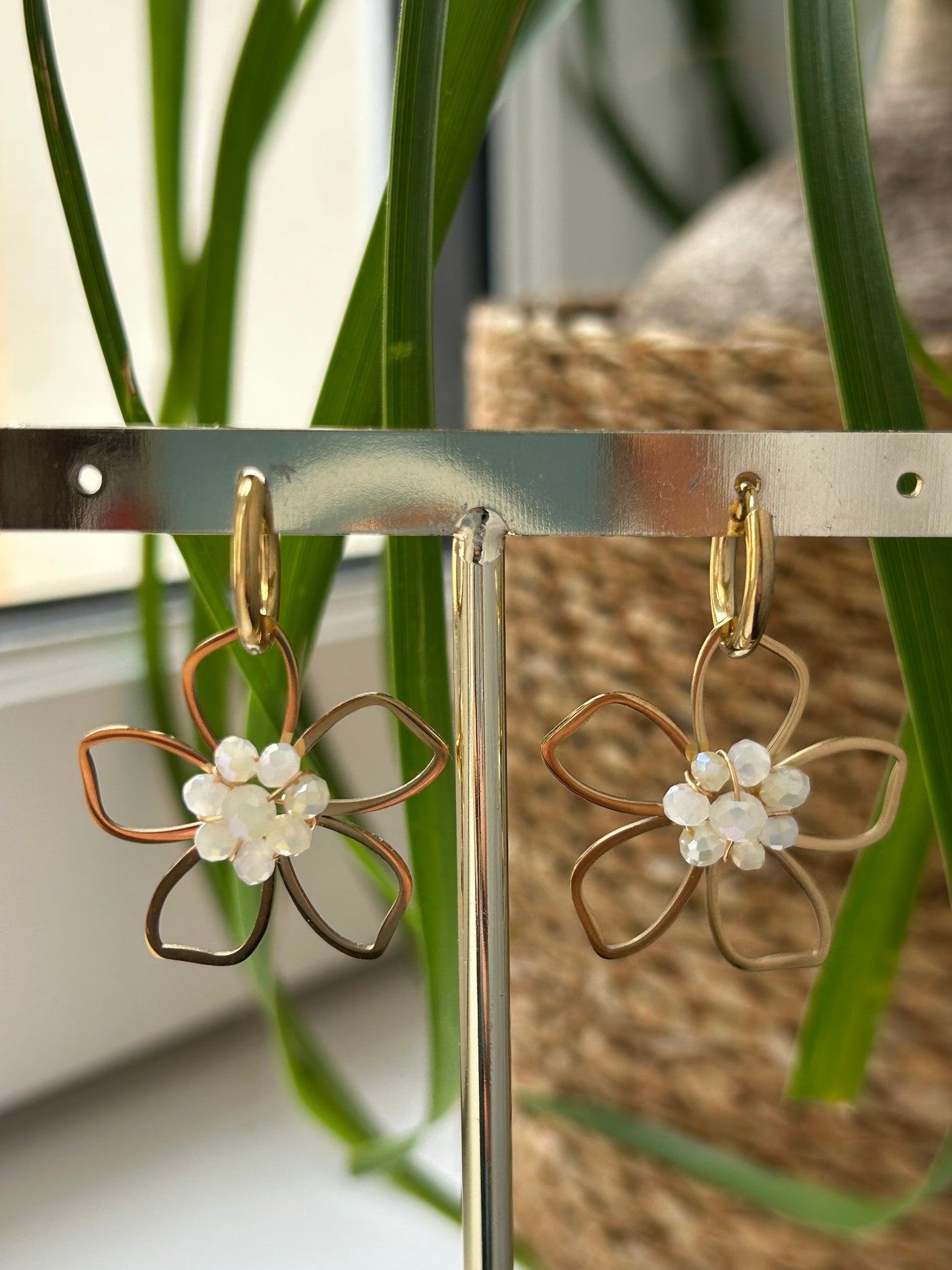 Boucles d’oreilles Fleur