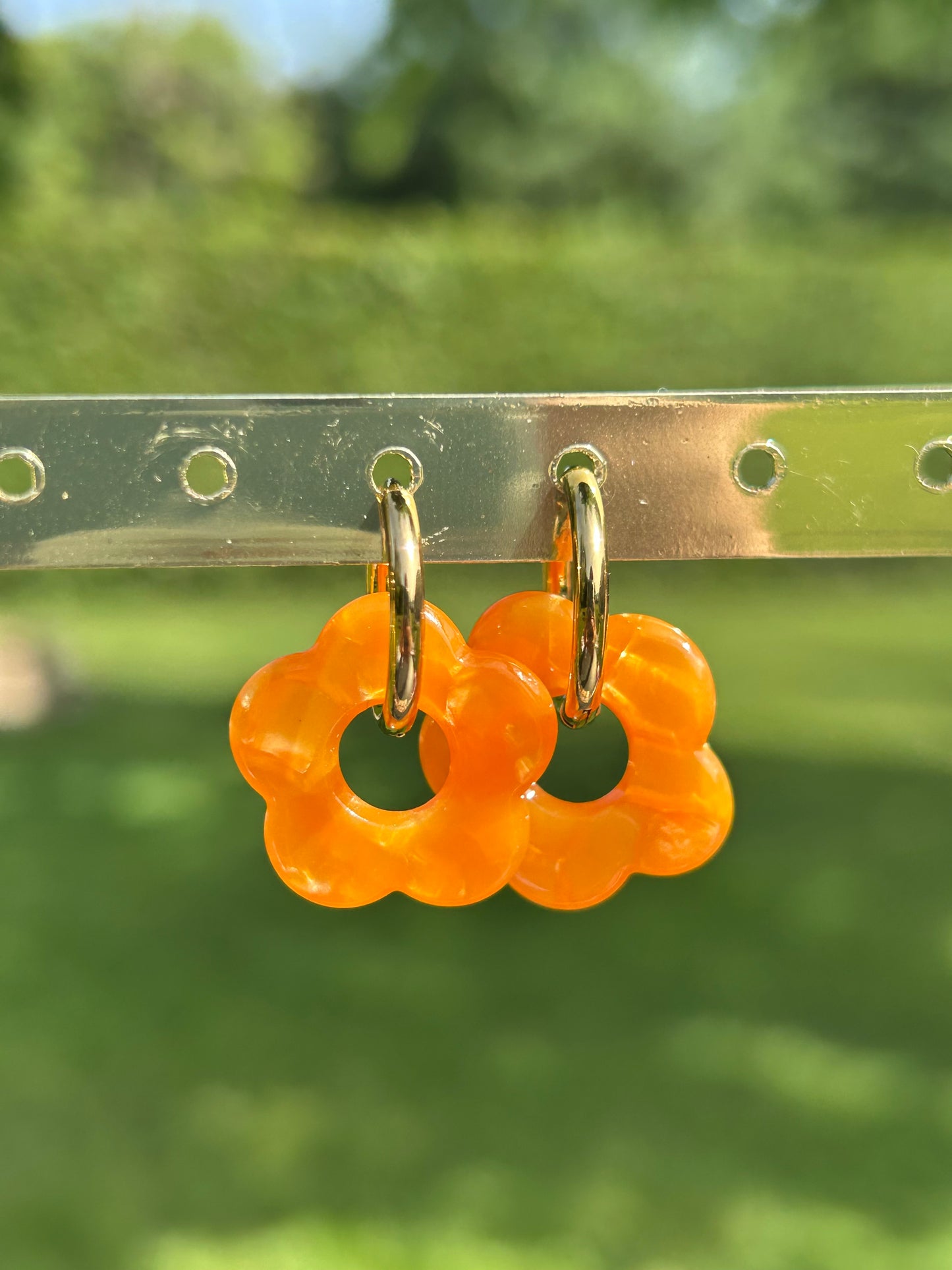 Boucles d’oreilles Fleur