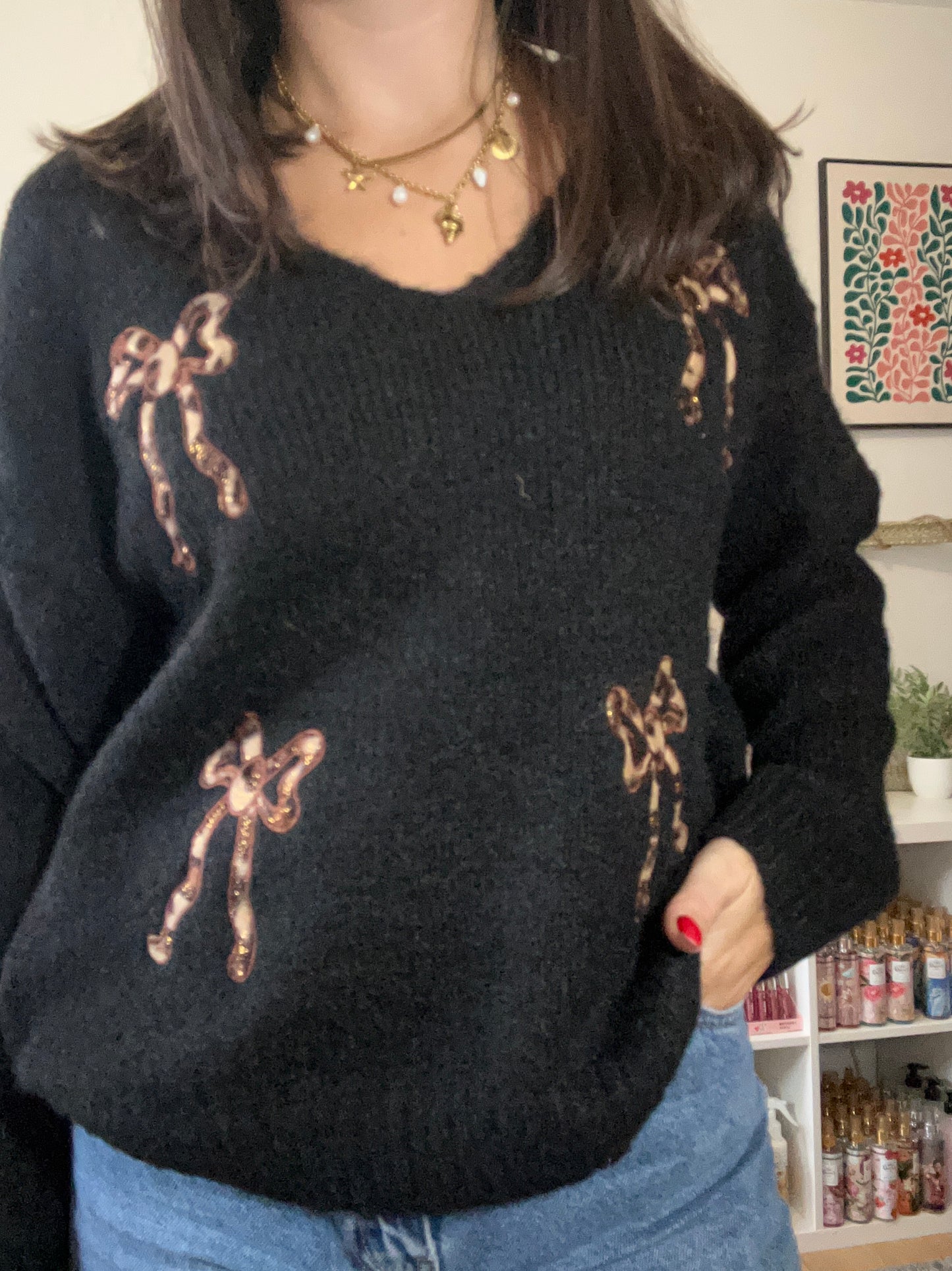 Pull à noeuds léopard