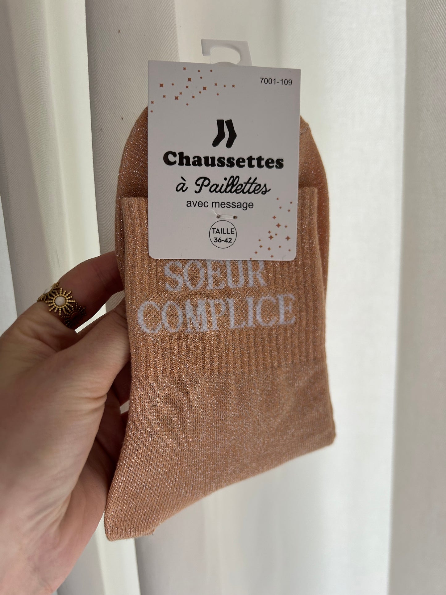 Chaussettes à paillettes SŒUR COMPLICE