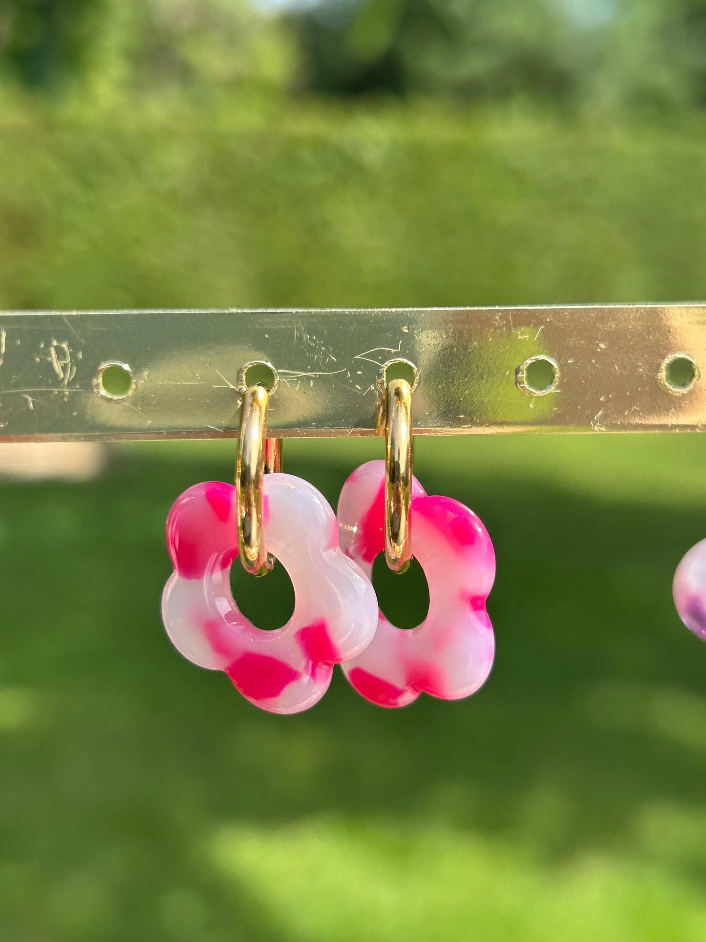 Boucles d’oreilles fleur