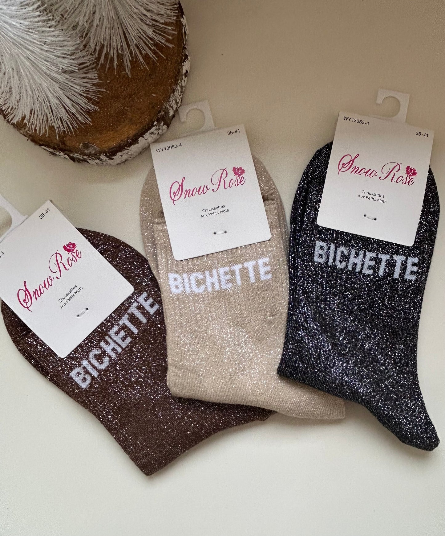 Chaussettes à paillettes BICHETTE