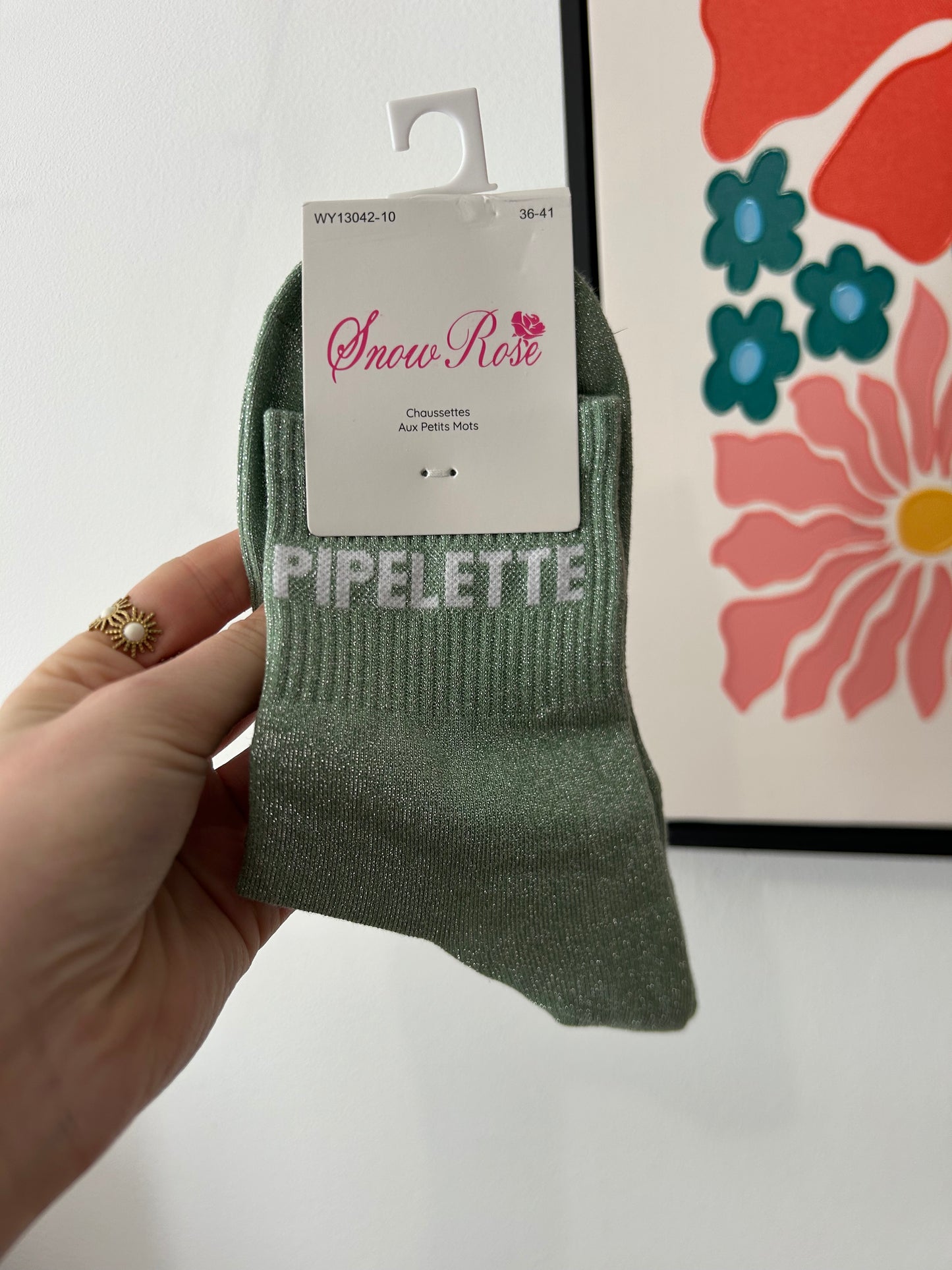 Chaussettes à paillettes PIPELETTE
