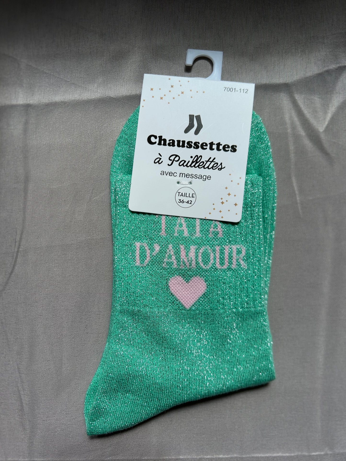 Chaussettes à paillettes TATA D’AMOUR