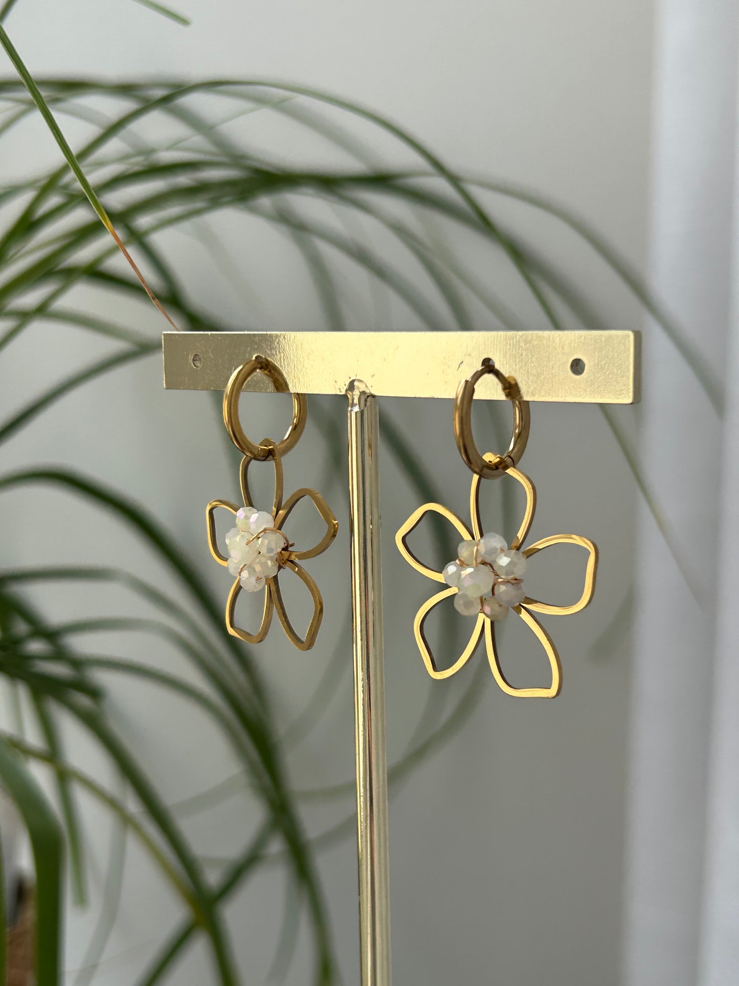 Boucles d’oreilles Fleur