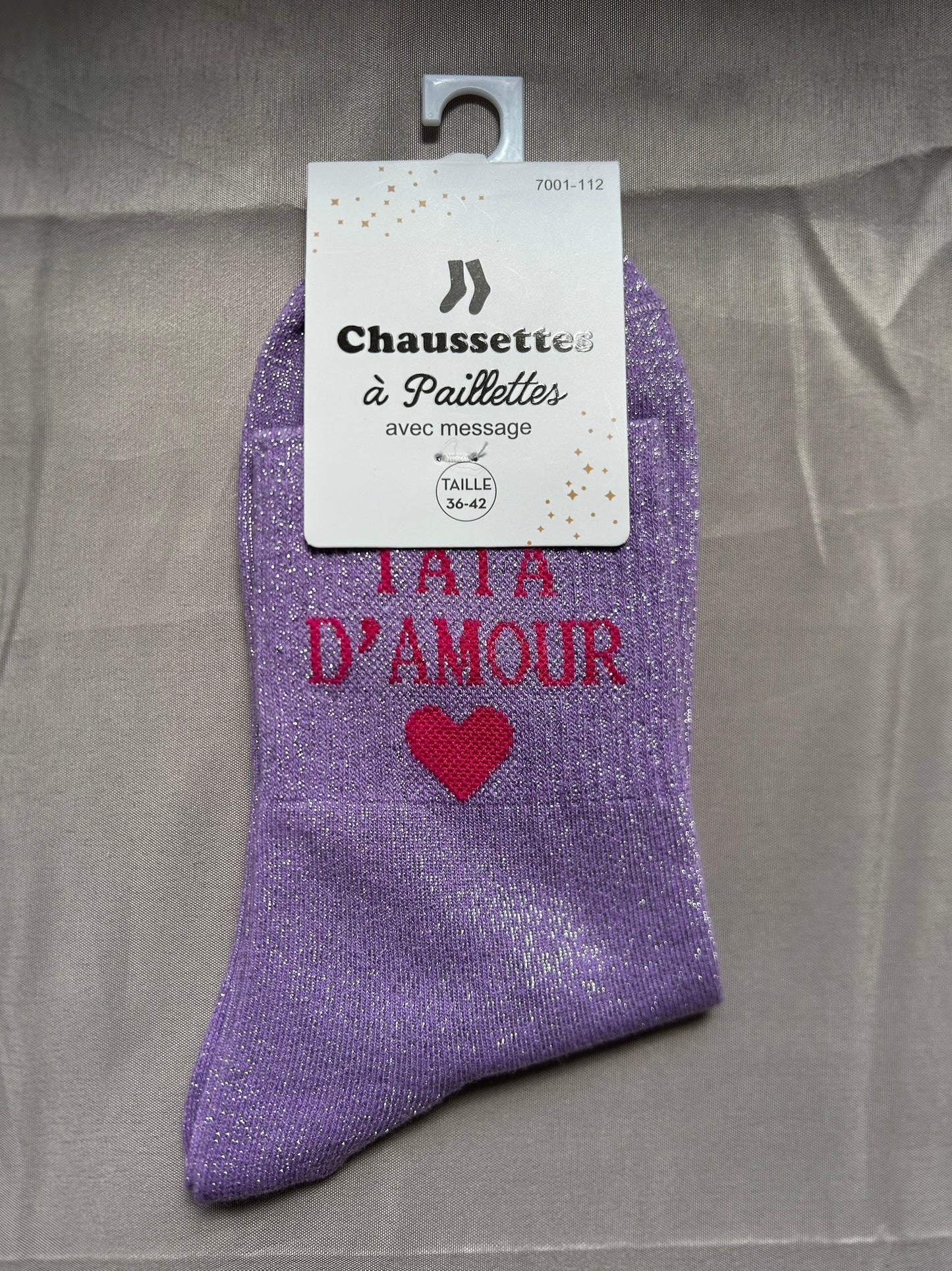 Chaussettes à paillettes TATA D’AMOUR