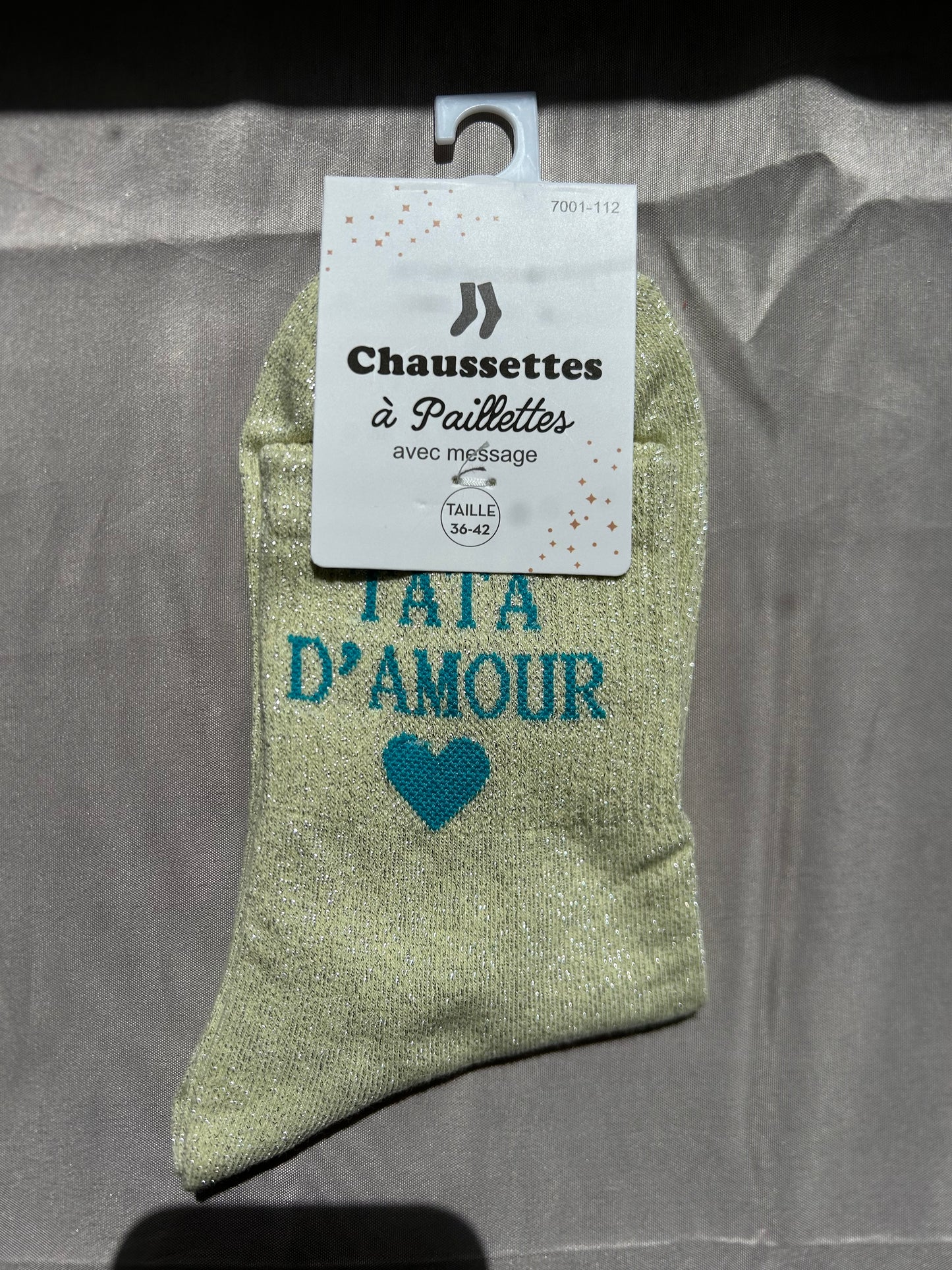 Chaussettes à paillettes TATA D’AMOUR