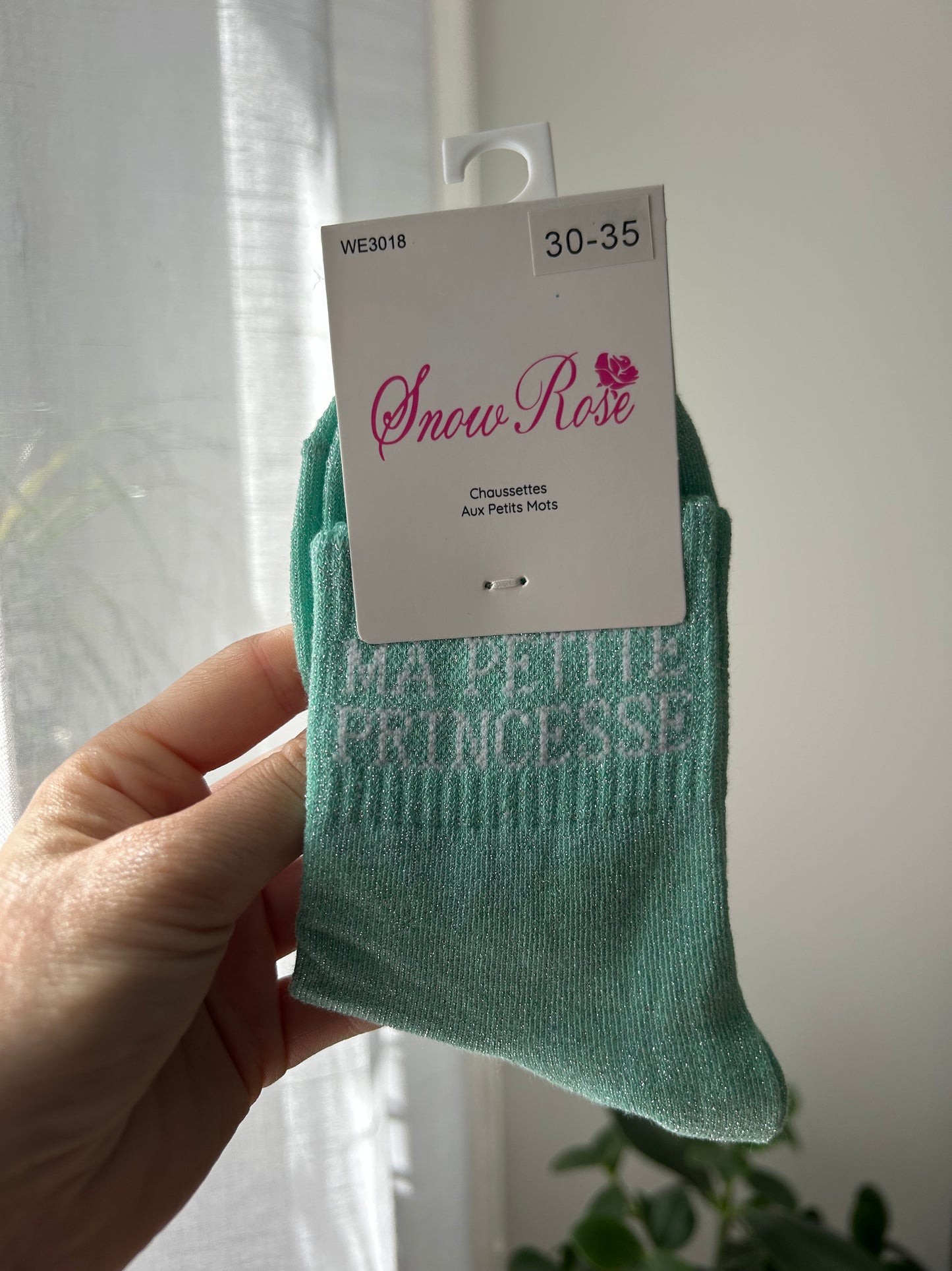 Chaussettes à paillettes MA PETITE PRINCESSE