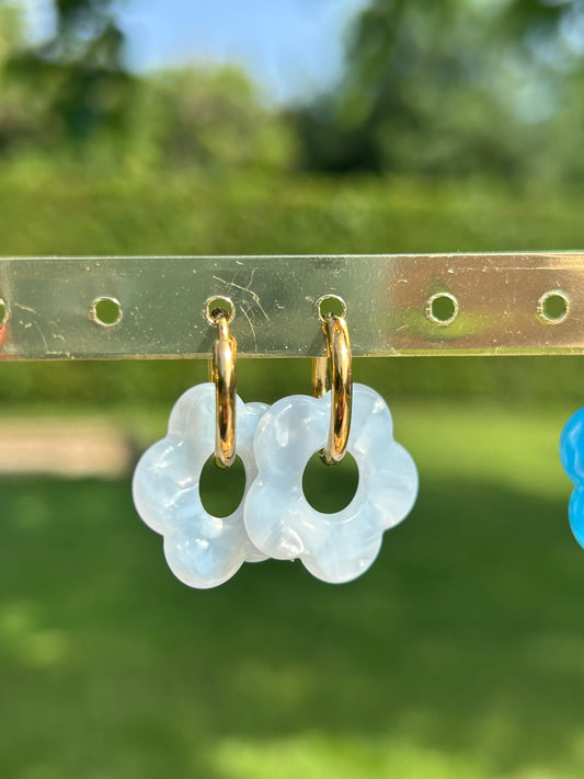 Boucles d’oreilles Fleur