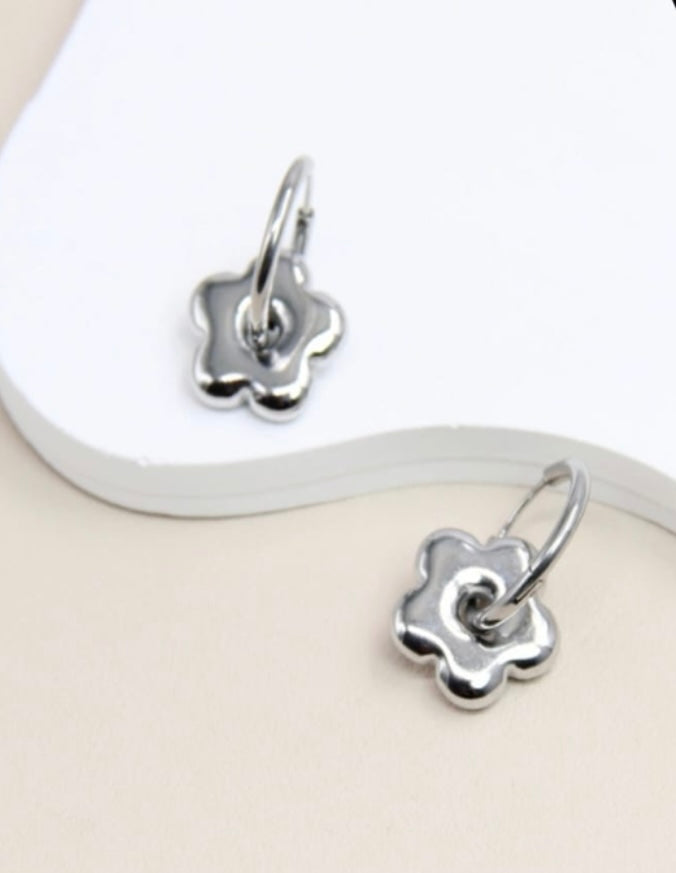 Boucles d’oreilles Fleur