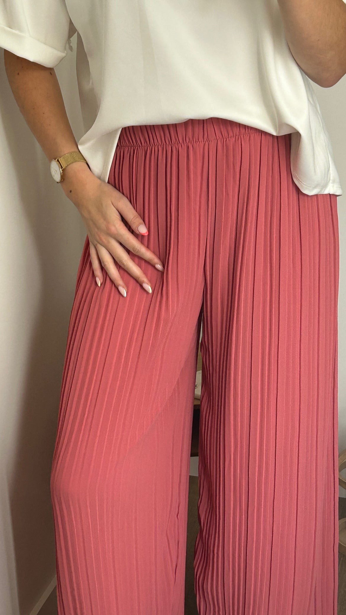Pantalon plissé
