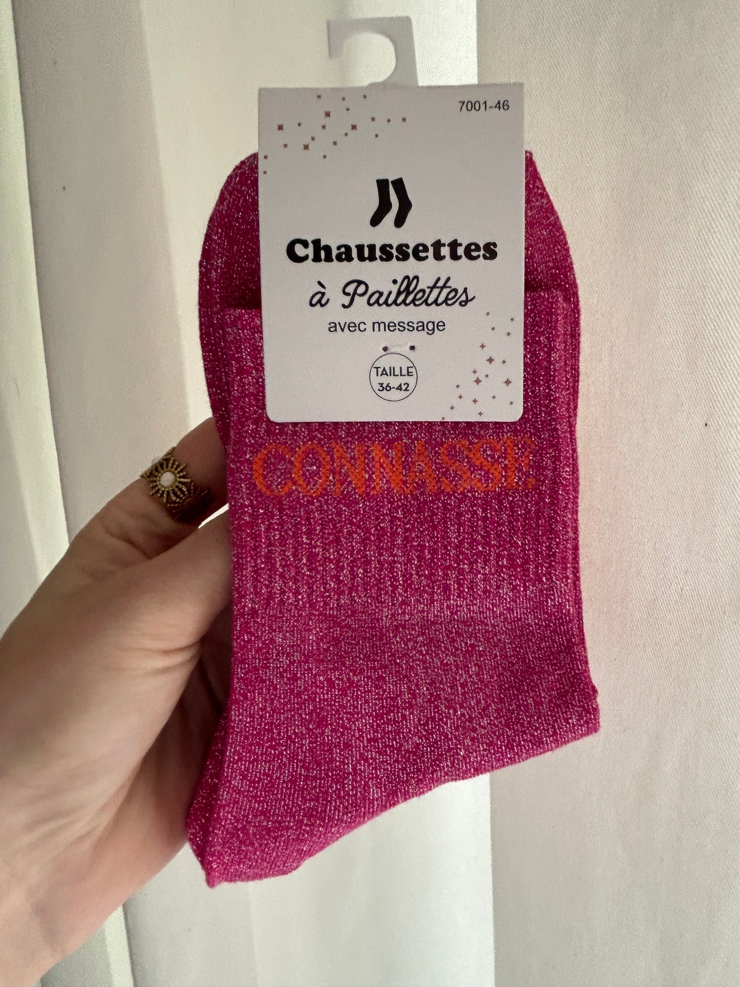 Chaussettes à paillettes CONNASSE