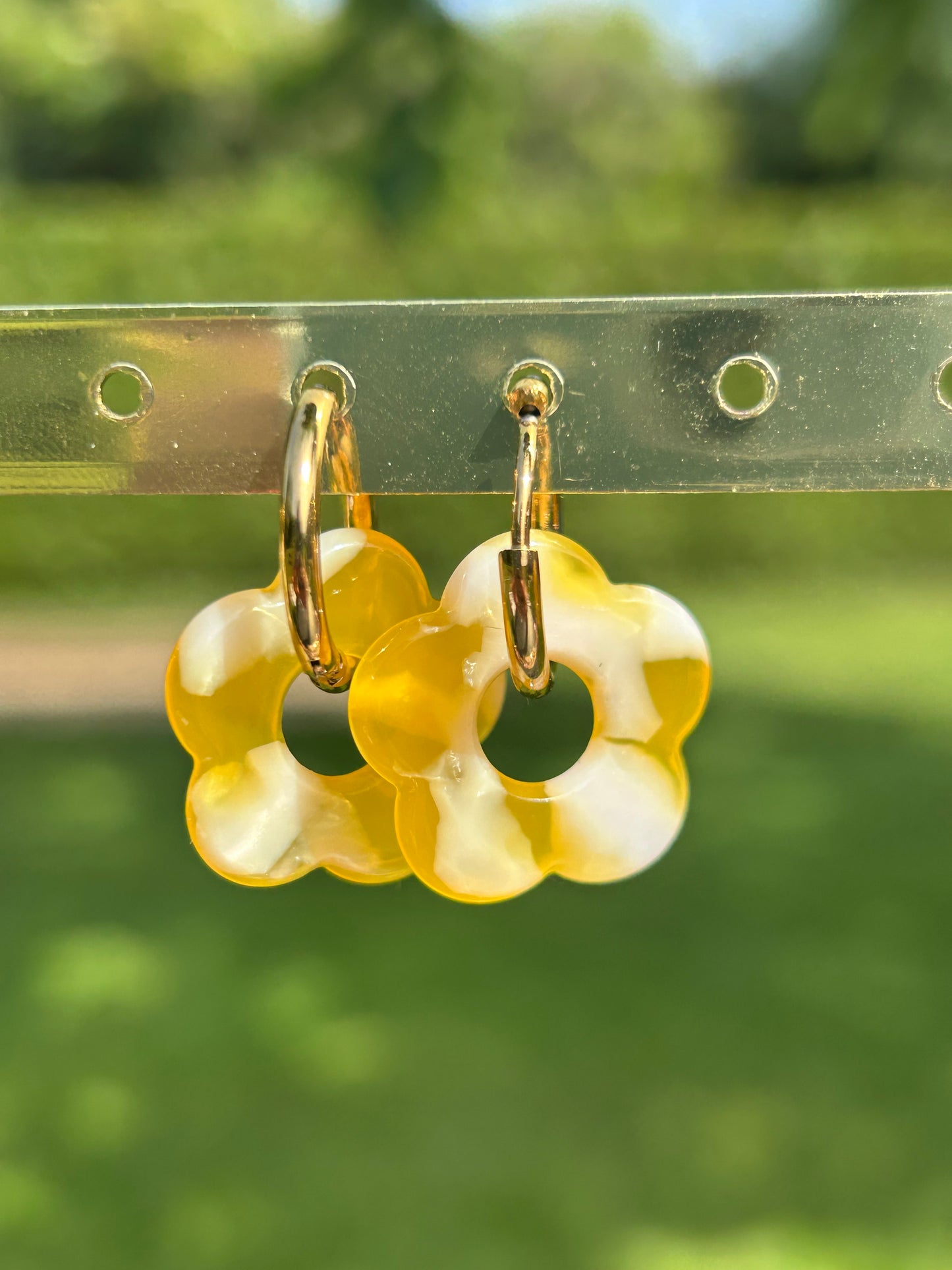 Boucles d’oreilles Fleur