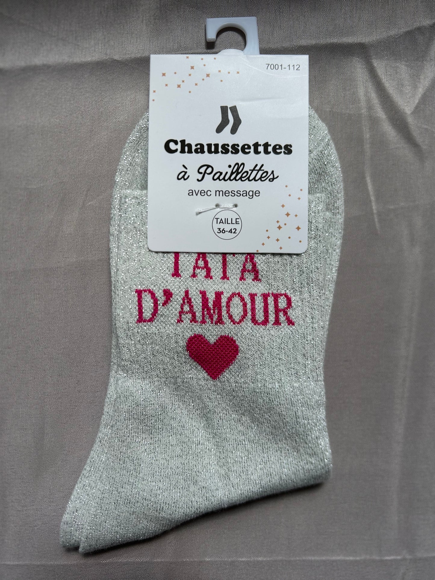 Chaussettes à paillettes TATA D’AMOUR
