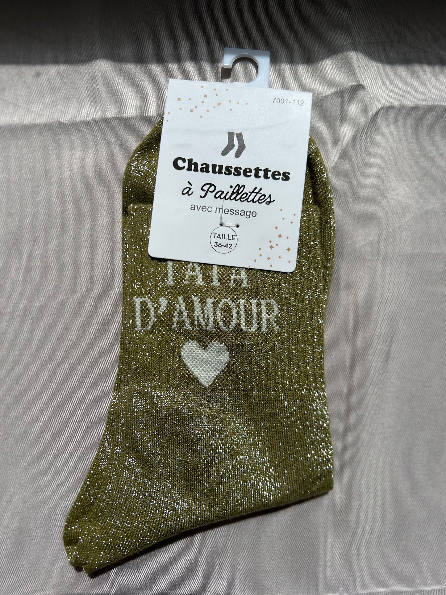 Chaussettes à paillettes TATA D’AMOUR