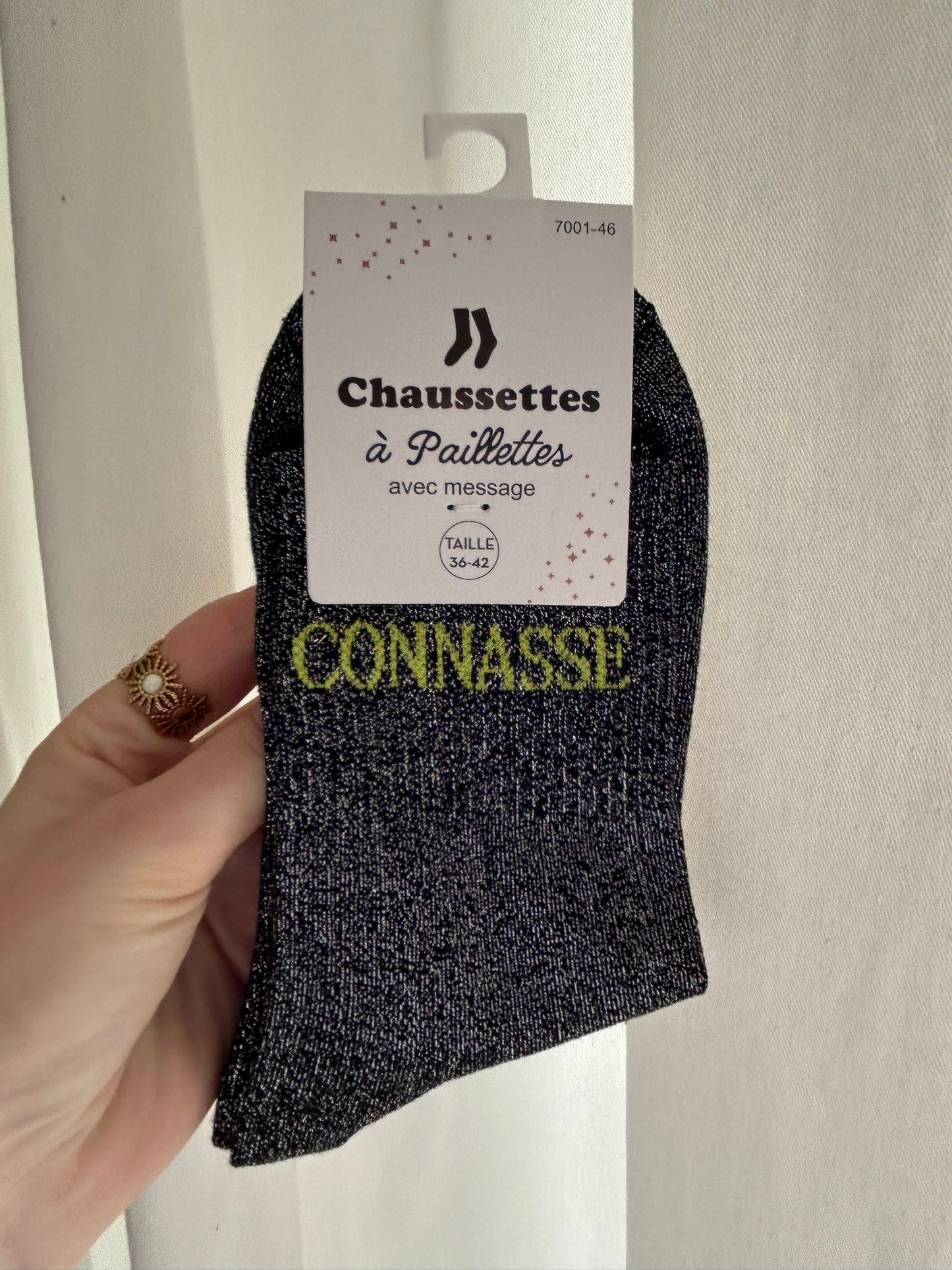 Chaussettes à paillettes CONNASSE