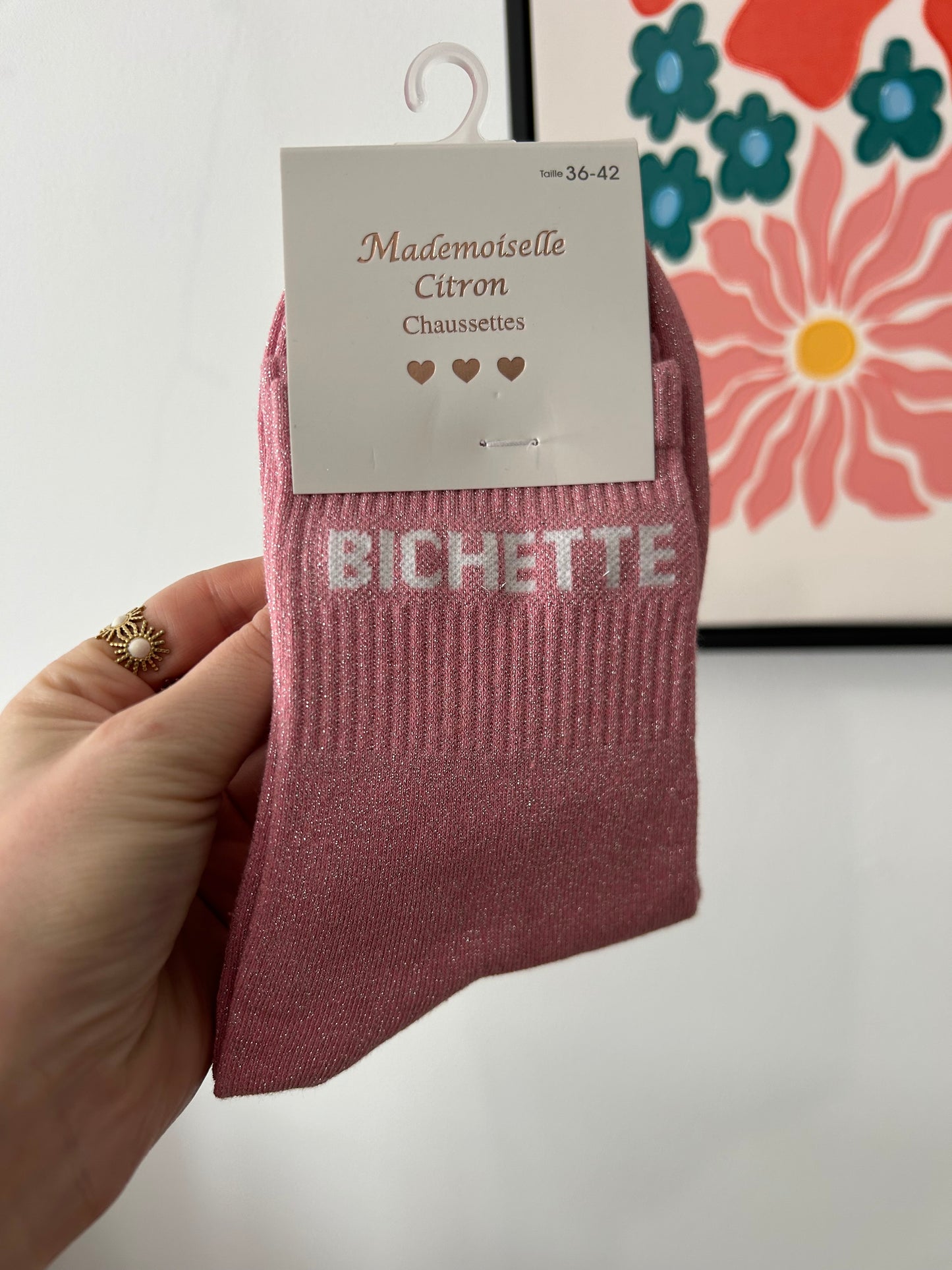 Chaussettes à paillettes BICHETTE