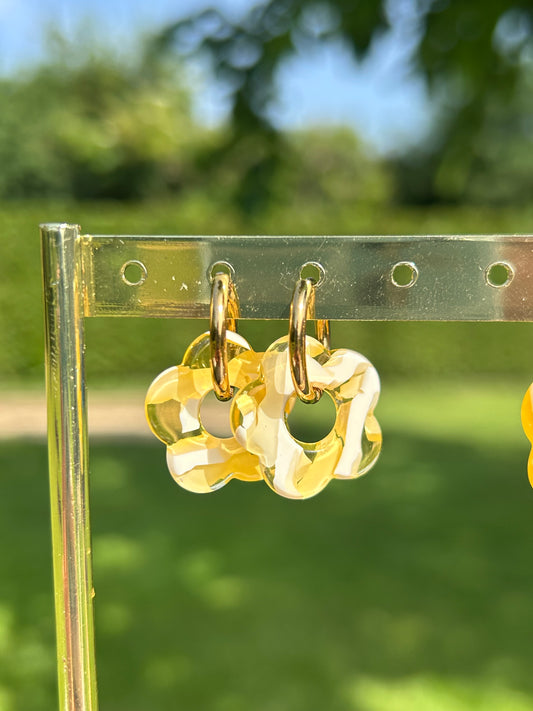 Boucles d’oreilles Fleur