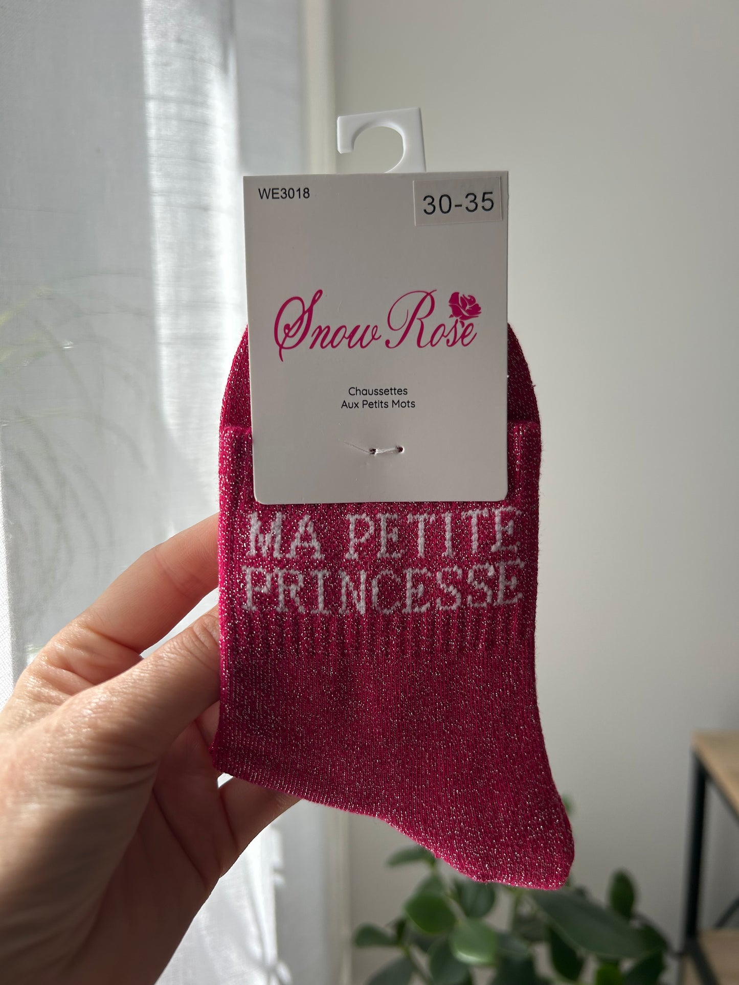 Chaussettes à paillettes MA PETITE PRINCESSE