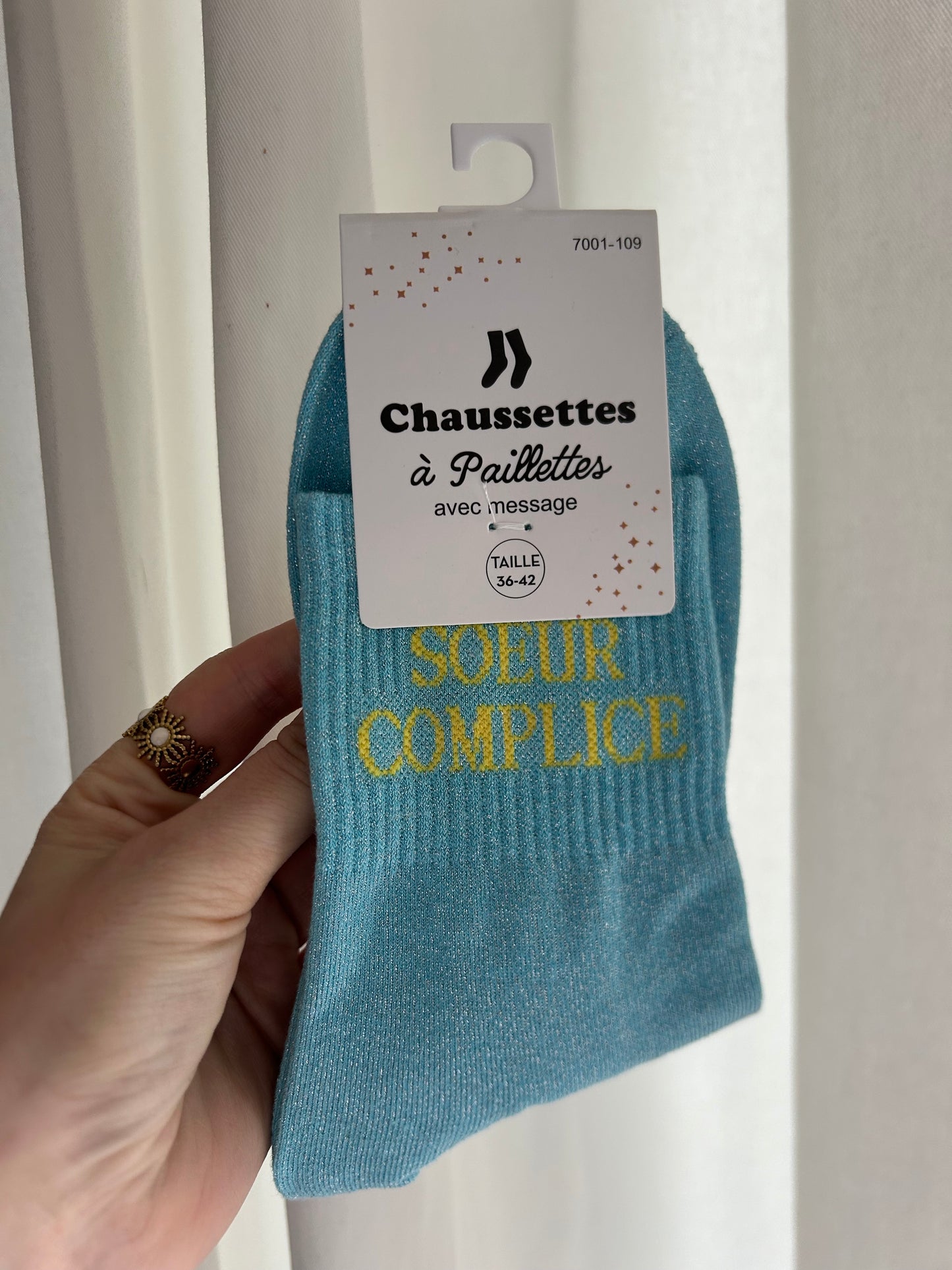 Chaussettes à paillettes SŒUR COMPLICE