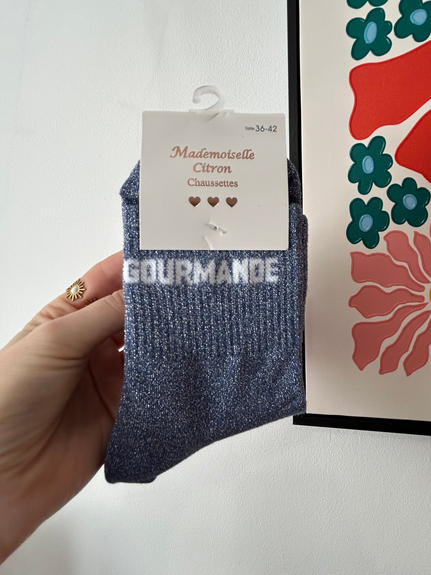 Chaussette à paillettes GOURMANDE