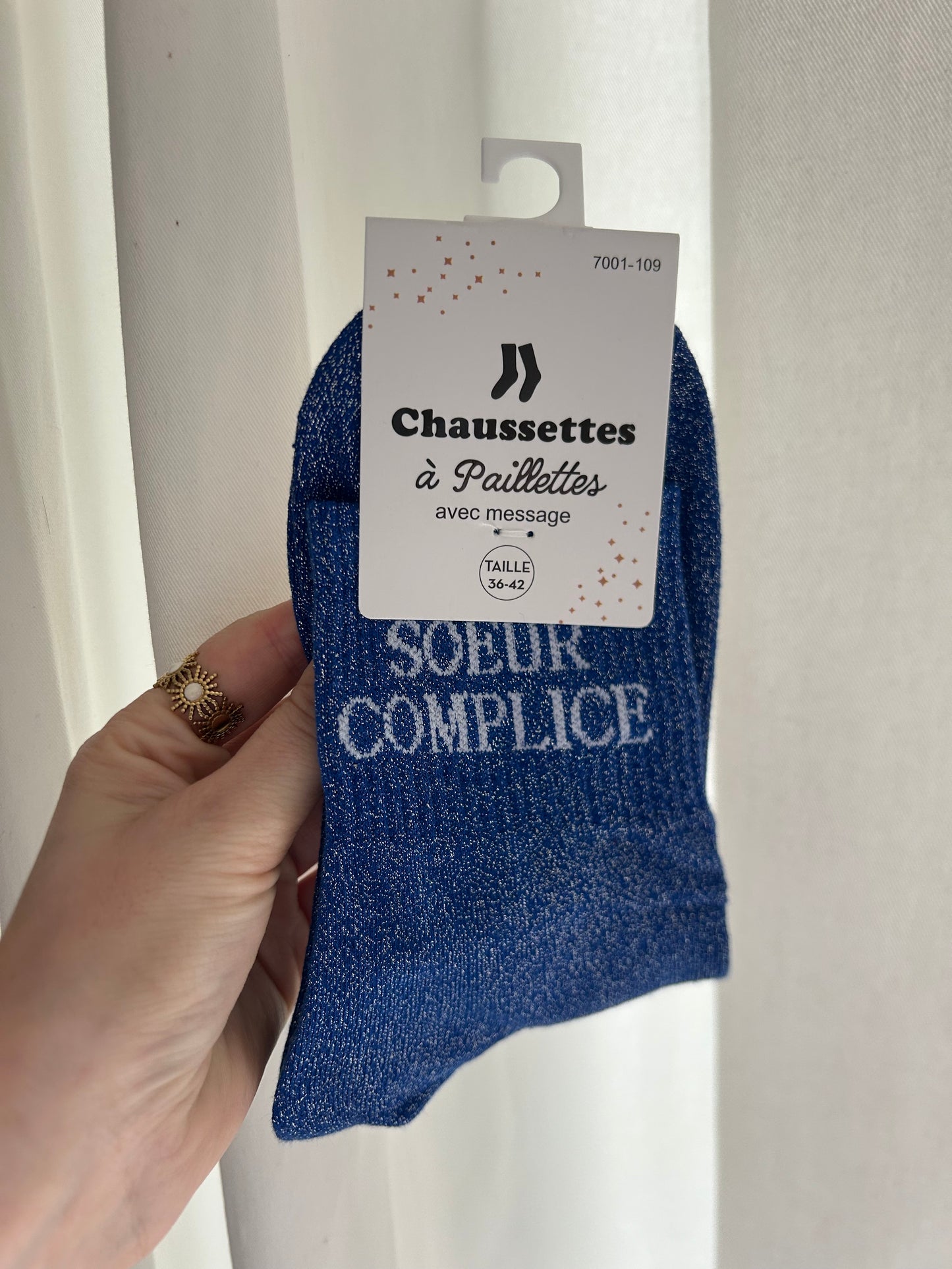 Chaussettes à paillettes SŒUR COMPLICE