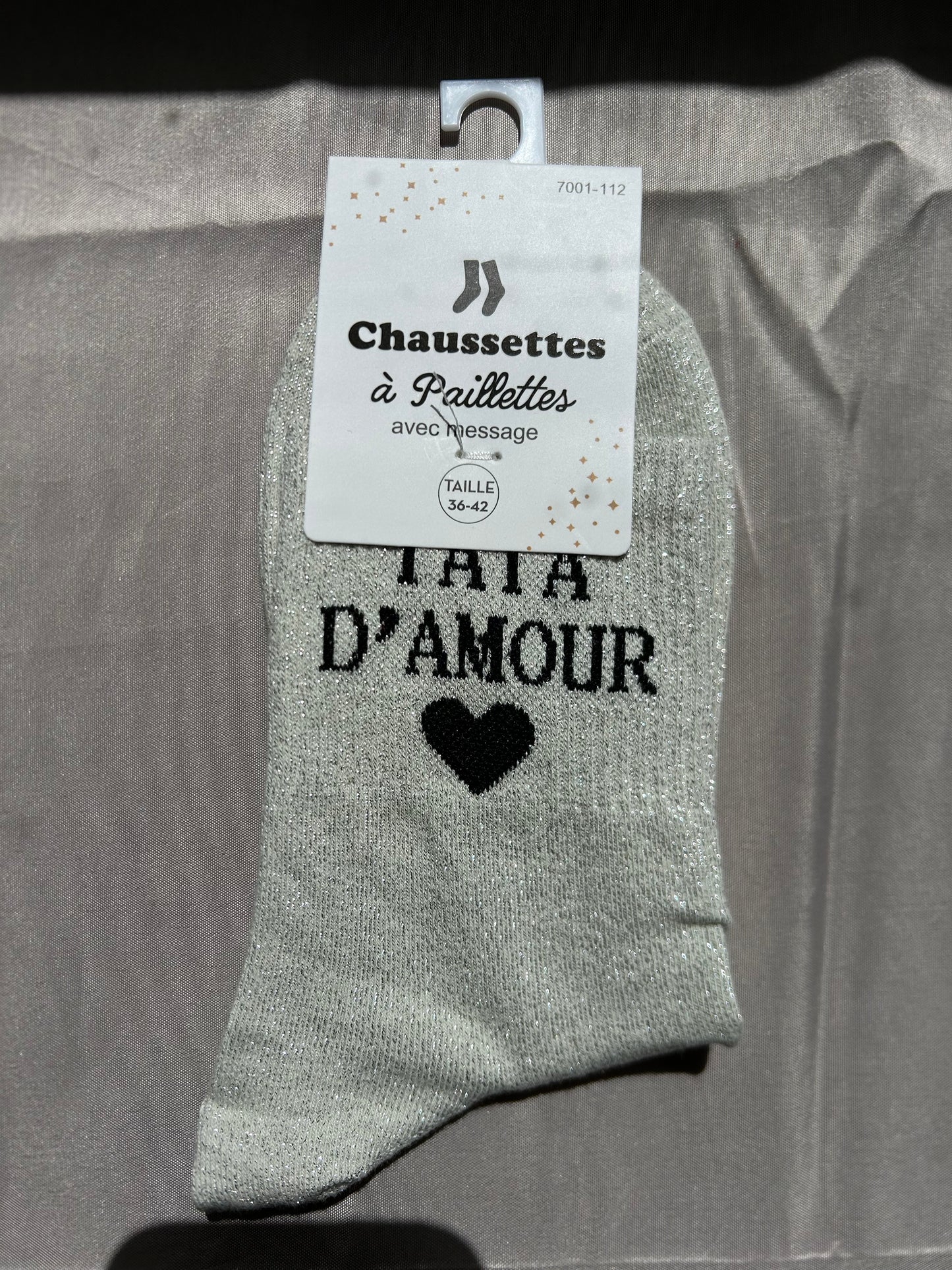 Chaussettes à paillettes TATA D’AMOUR
