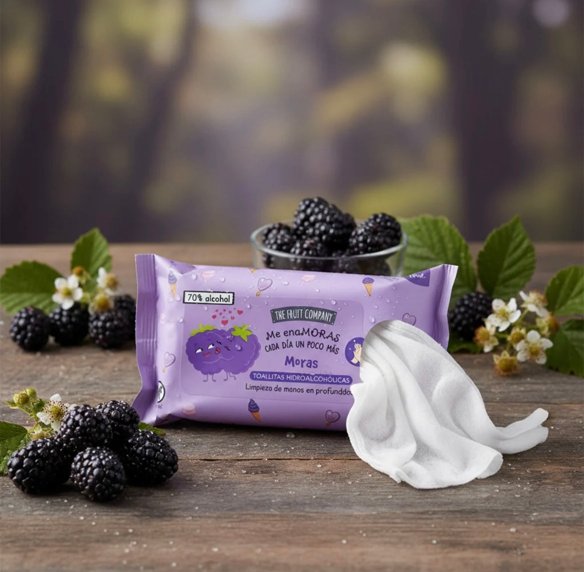 Lingettes Multi-usage à la mûre