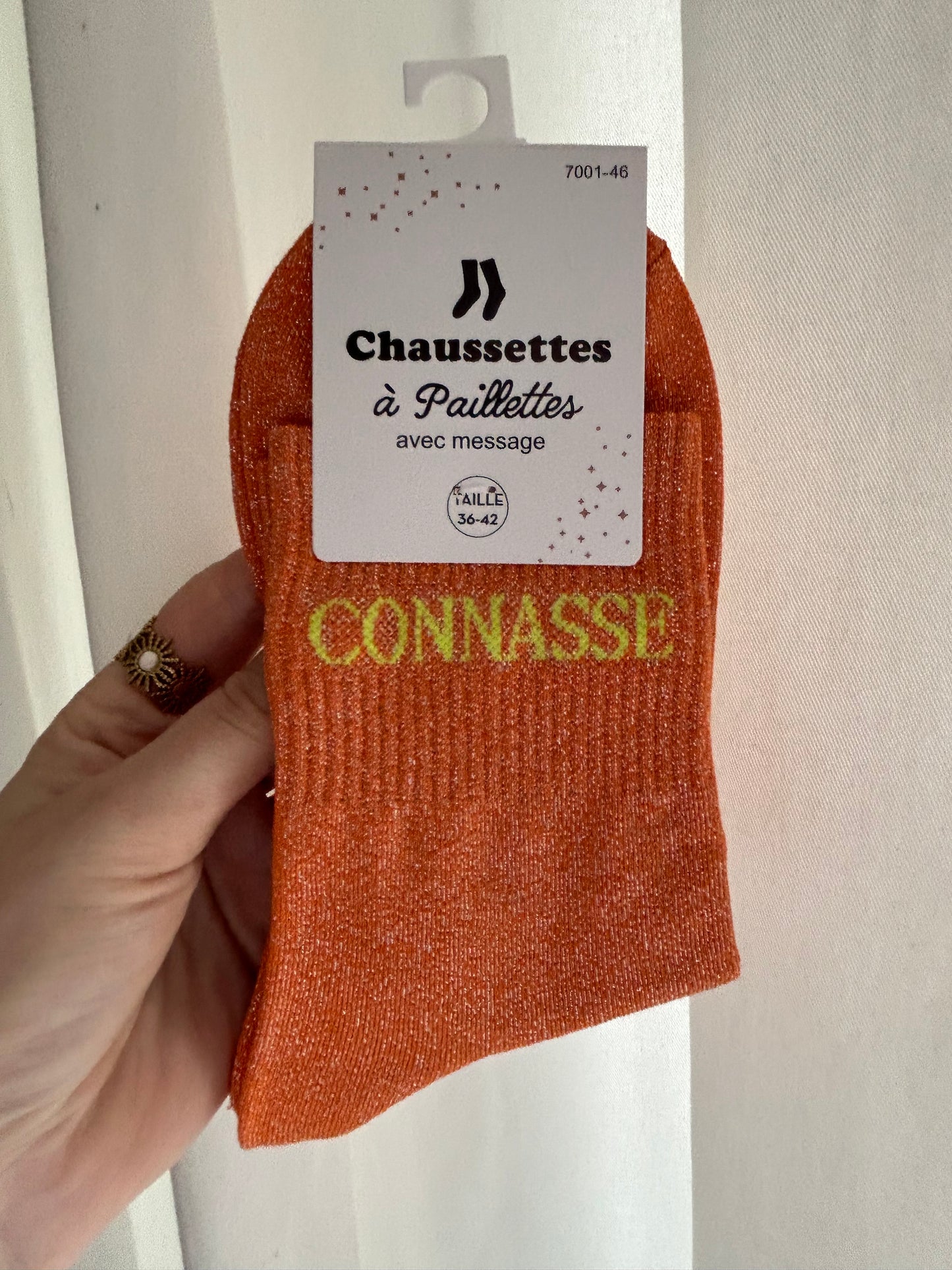 Chaussettes à paillettes CONNASSE