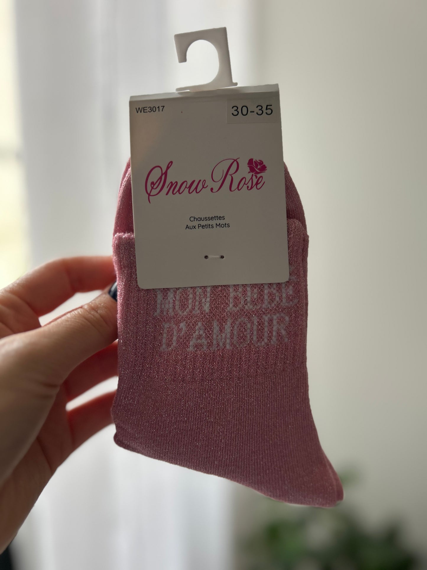 Chaussettes à paillettes MON BÉBÉ D’AMOUR