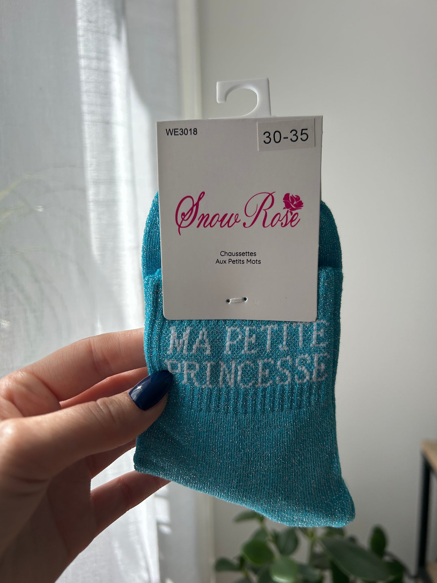 Chaussettes à paillettes MA PETITE PRINCESSE