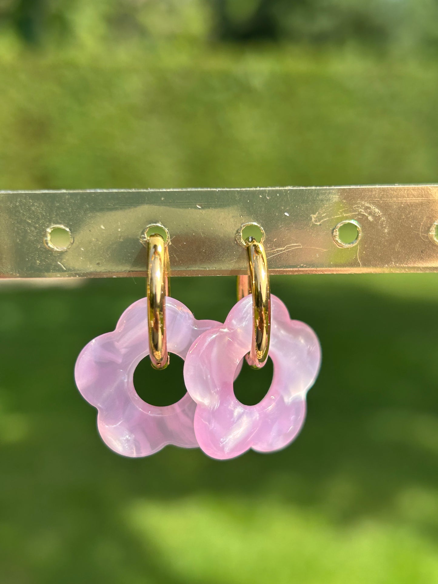 Boucles d’oreilles fleur