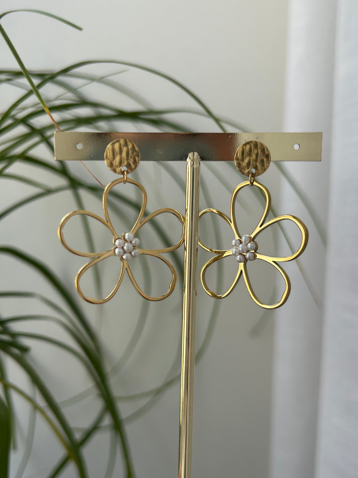 Boucles d’oreilles Fleur