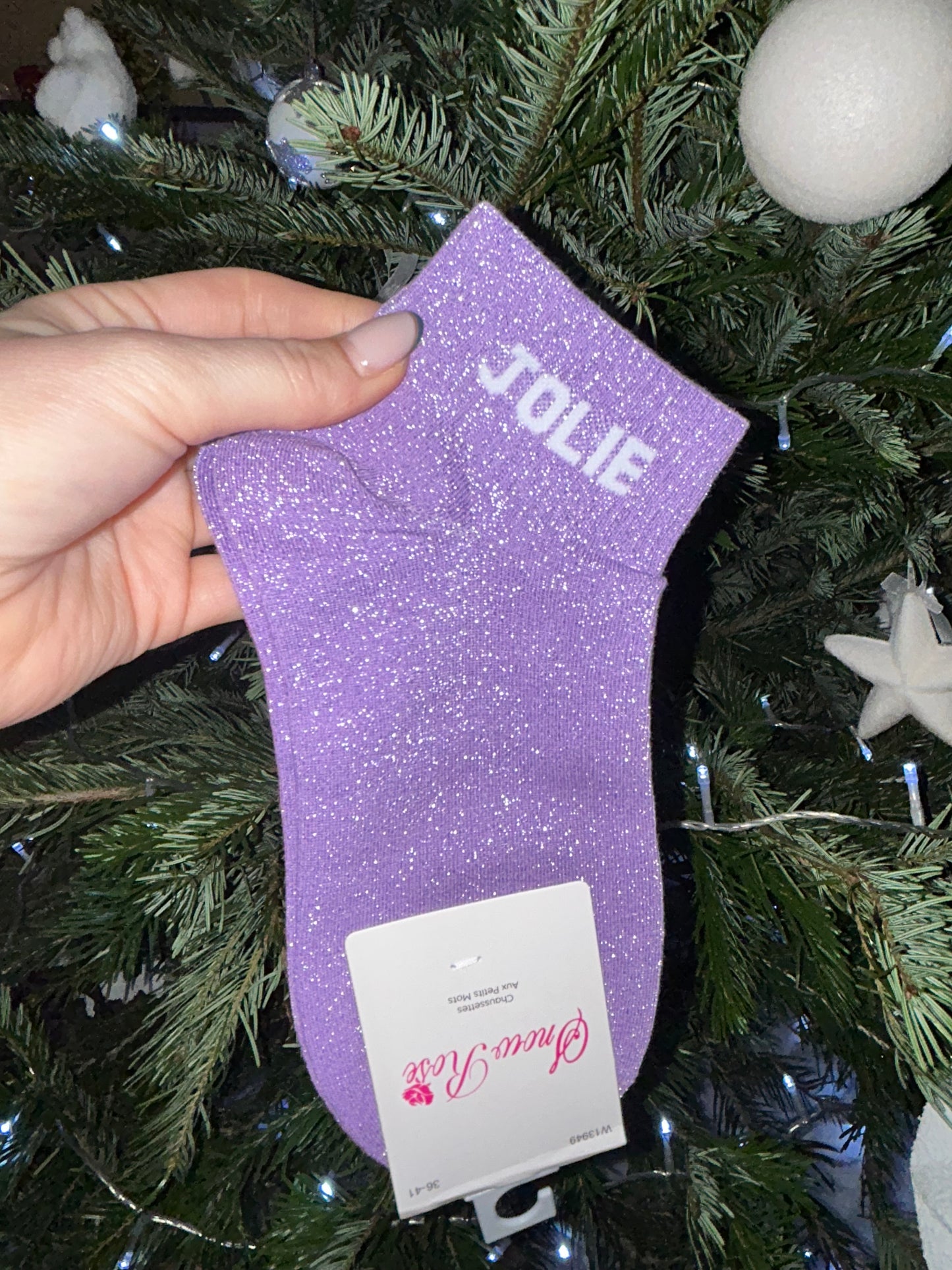 Chaussette à paillettes JOLIE