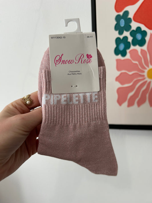 Chaussettes à paillettes PIPELETTE