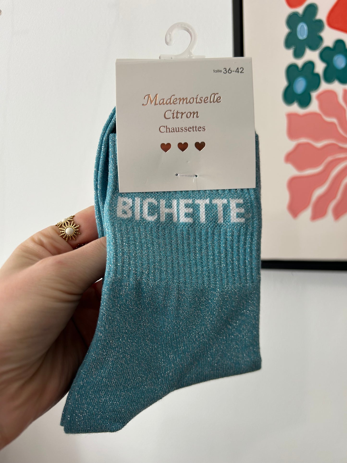 Chaussettes à paillettes BICHETTE