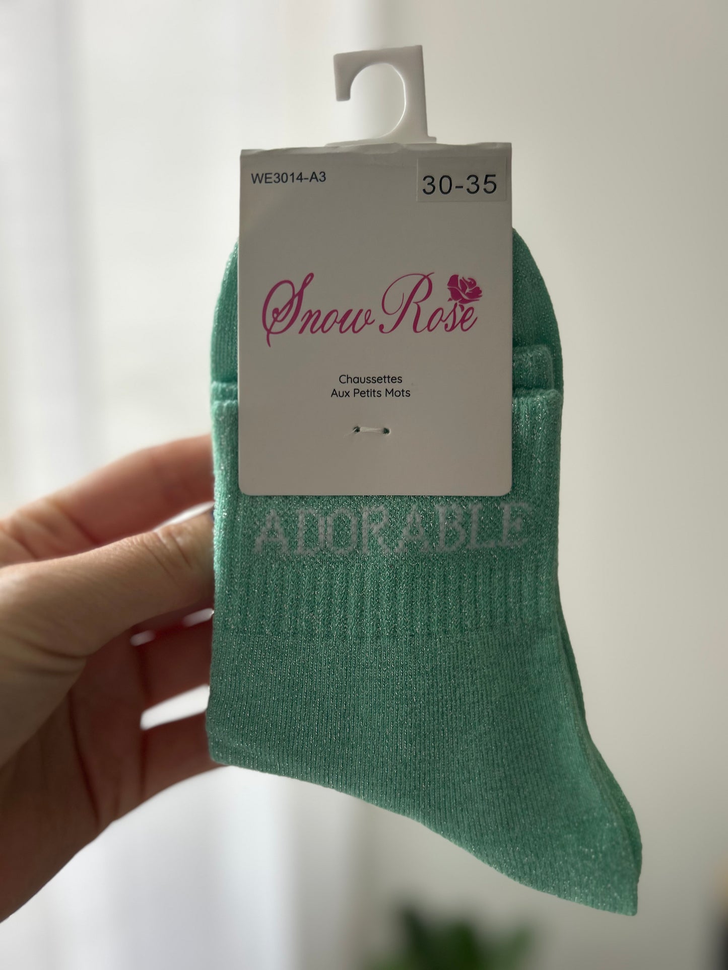 Chaussettes à paillettes ADORABLE