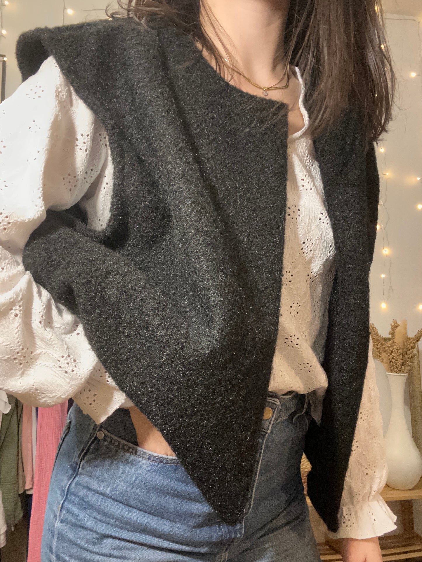 Gilet sans manches noir