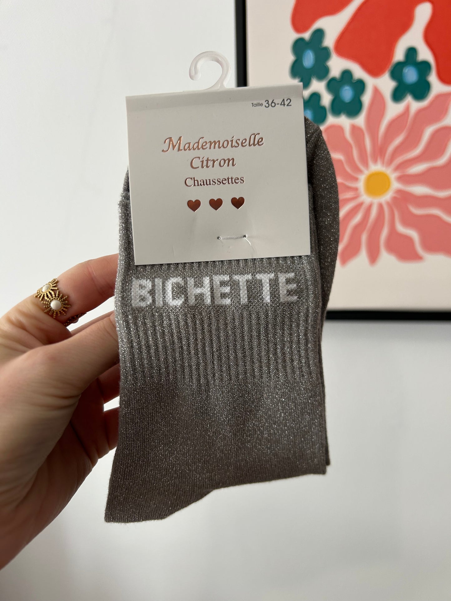 Chaussettes à paillettes BICHETTE
