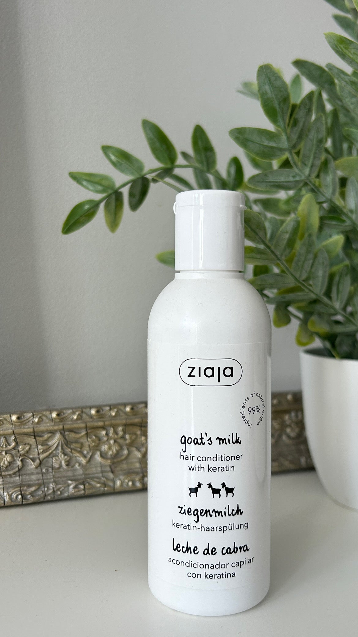 Après-shampoing réparateur au lait de chèvre