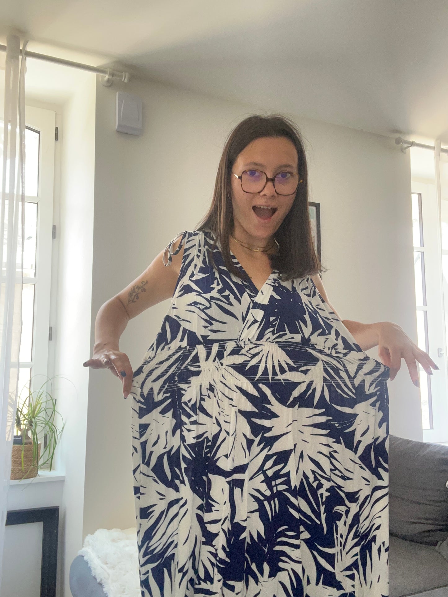 Robe magique bleue