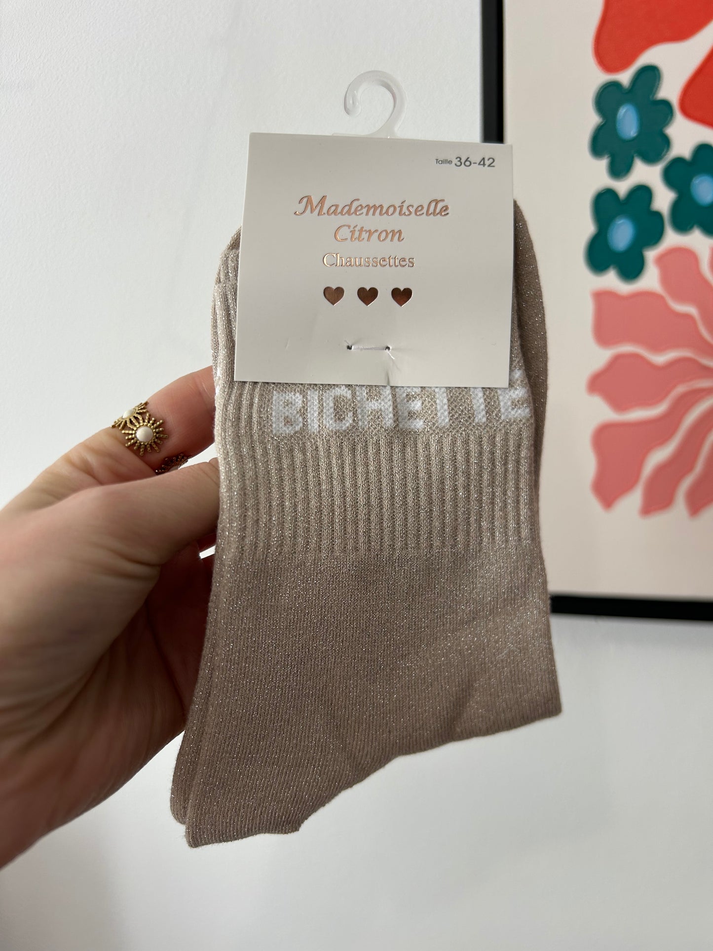 Chaussettes à paillettes BICHETTE