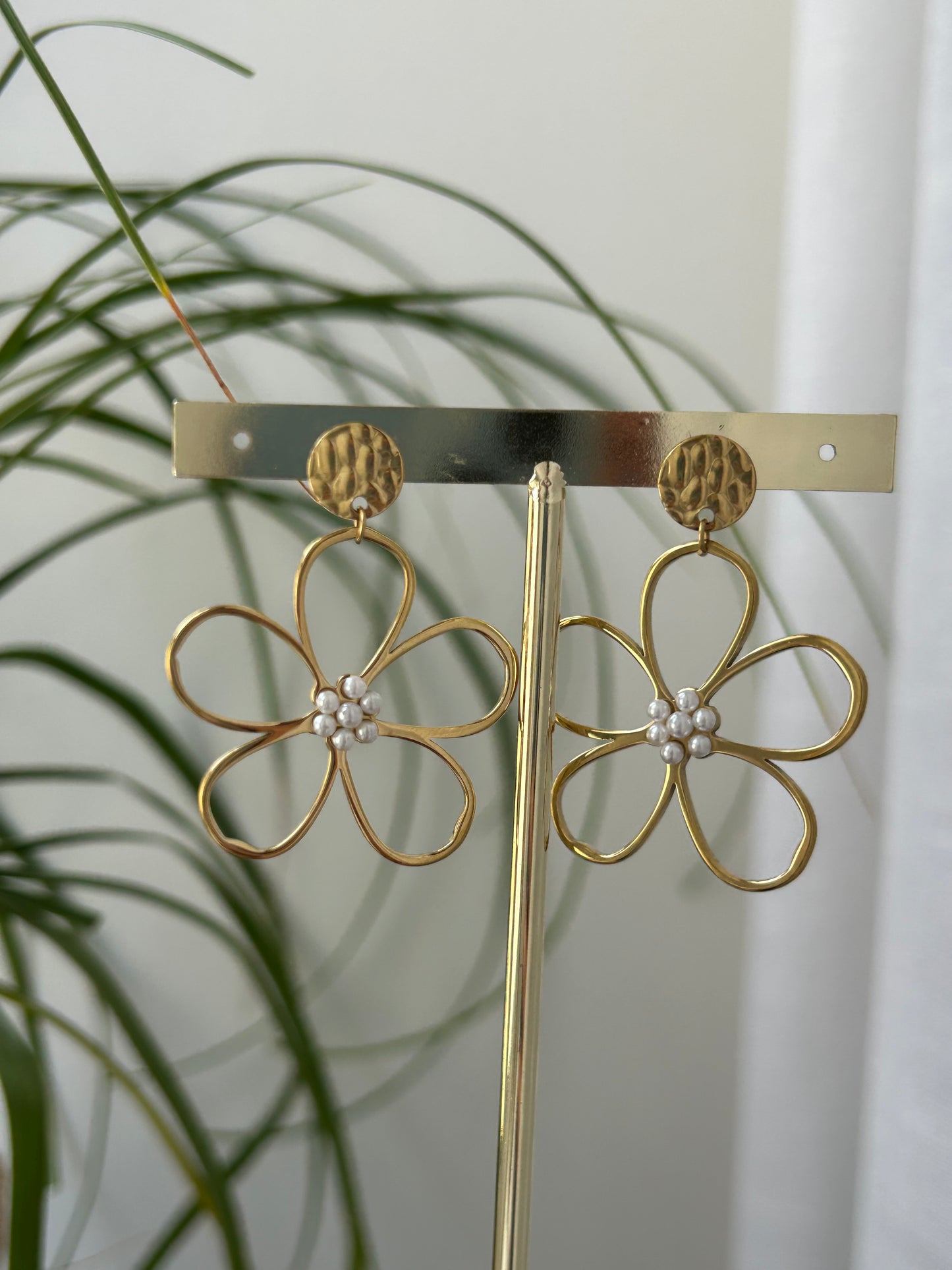 Boucles d’oreilles Fleur